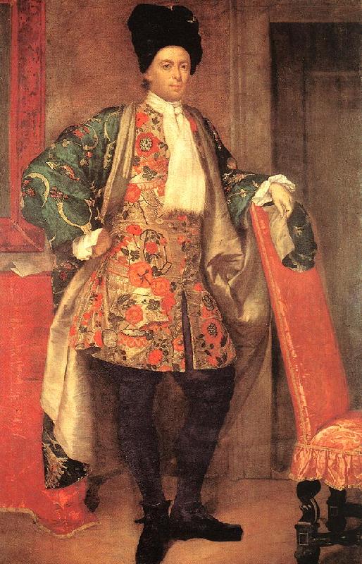 GHISLANDI, Vittore Portrait of Count Giovanni Battista Vailetti dfhj Sweden oil painting art